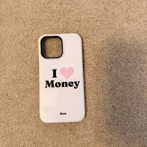 White and Pink Phone Case